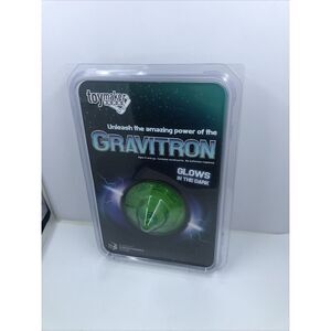 Toy, GRAVITRON SPACE GYRO TEDCO 2011 Green  GLOW IN THE DARK Toymaker 3000